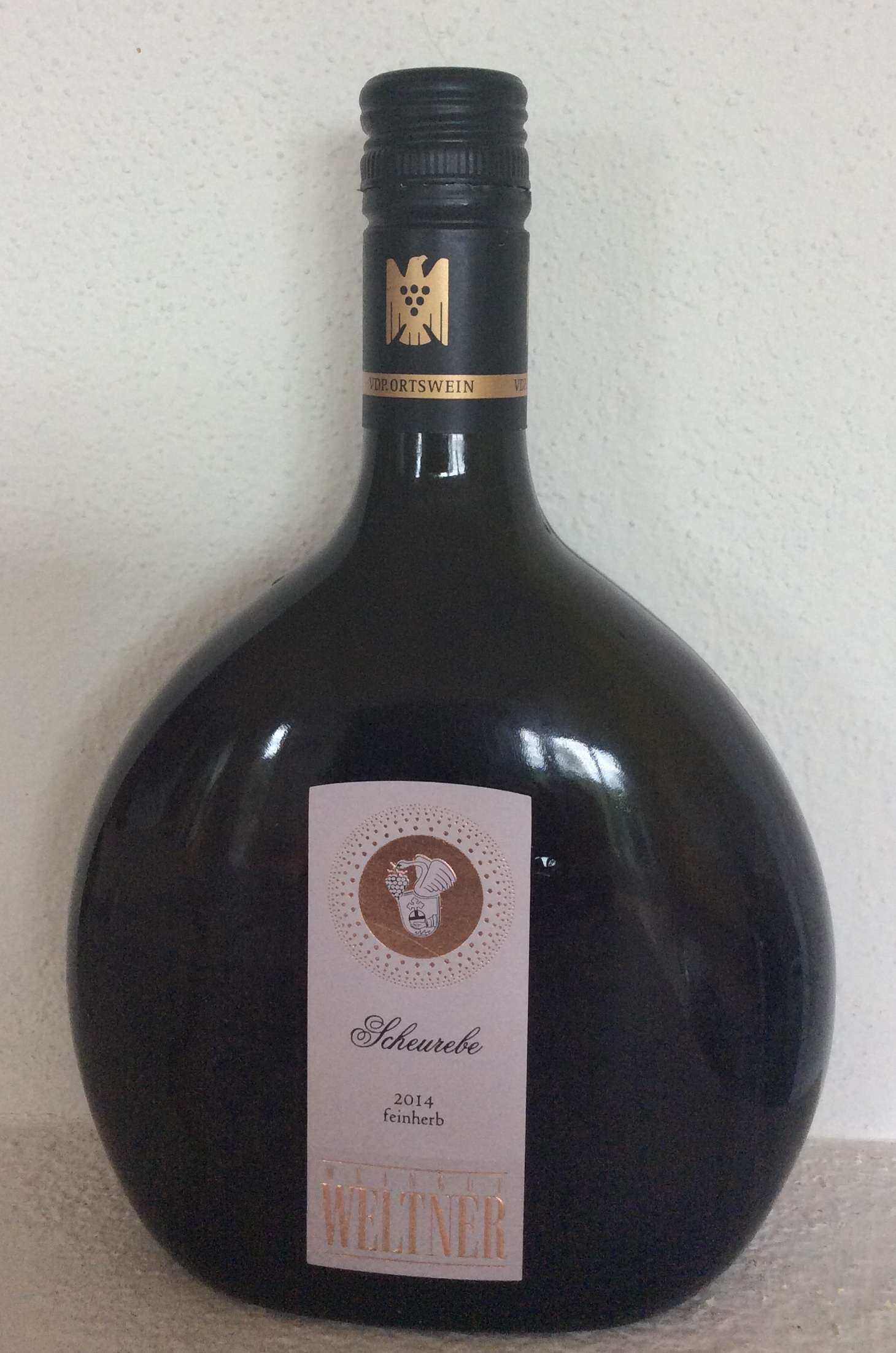 Scheurebe feinherb 2014 Weltner Kopie